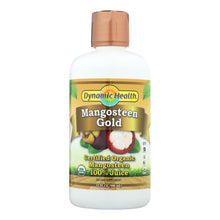 Load image into Gallery viewer, Dynamic Health Organic Certifiied Mangosteen Gold - 32 Fl Oz