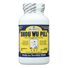 Load image into Gallery viewer, Dr. Shen's Shou Wu Youthful Hair Pill - 700 Mg - 200 Tablets