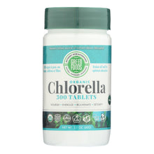 Load image into Gallery viewer, Green Foods Organic Chlorella - 200 Mg - 300 Tablets