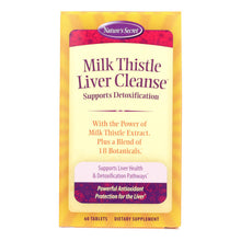 Load image into Gallery viewer, Nature's Secret Milk Thistle Liver Cleanse - 60 Tablets
