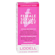 Load image into Gallery viewer, Liddell Homeopathic Female Sexual Energy Spray - 1 Fl Oz
