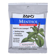 Load image into Gallery viewer, Zand Menthol Herbalozenge Soothing Menthol - 15 Lozenges - Case Of 12