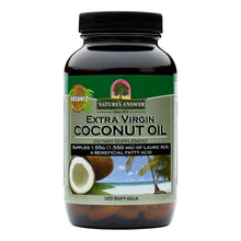 Load image into Gallery viewer, Nature's Answer - Extra Virgin Coconut Oil - 120 Softgels