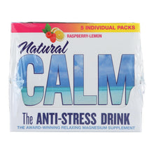 Load image into Gallery viewer, Natural Vitality Calm Counter Display - Raspberry Lemon - Case Of 8 - 5 Packs
