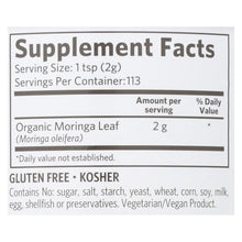 Load image into Gallery viewer, Organic India Organic Moringa Leaf Powder - 8 Oz