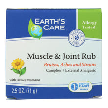 Load image into Gallery viewer, Earths Care Muscle And Joint Rub - 2.5 Oz