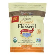 Load image into Gallery viewer, Spectrum Essentials Flaxseed - Organic - Ground - Premium - 24 Oz