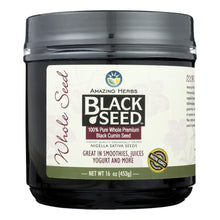 Load image into Gallery viewer, Amazing Herbs - Black Seed Whole Seed - 16 Oz