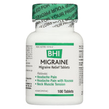 Load image into Gallery viewer, Bhi - Migraine Relief - 100 Tablets
