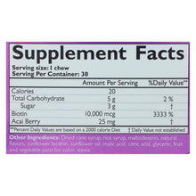 Load image into Gallery viewer, Neocell Laboratories Biotin Bursts - Chewable - Acai Berry - 30 Count