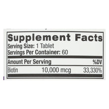 Load image into Gallery viewer, Natrol Biotin - Fast Dissolve - Strawberry - 10000 Mcg - 60 Tablets