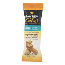 Load image into Gallery viewer, Raw Revolution Glo Bar - Creamy Peanut Butter And Sea Salt - 1.6 Oz - Case Of 12
