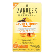 Load image into Gallery viewer, Zarbee's Cough And Throat Relief Drink Mix - Daytime Supplement - 6 Packets