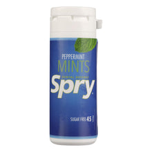 Load image into Gallery viewer, Spry Xylitol Mints - Peppermint - Case Of 6 - 45 Count