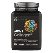 Load image into Gallery viewer, Youtheory Collagen - Mens - Advanced - 290 Tablets