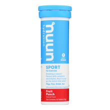 Load image into Gallery viewer, Nuun Hydration Drink Tab - Active - Fruit Punch - 10 Tablets - Case Of 8