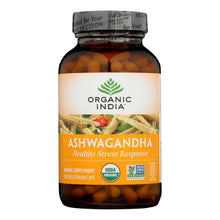 Load image into Gallery viewer, Organic India Ashwagandha Capsules - Bottle - 180 Vege Capsules