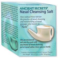 Load image into Gallery viewer, Ancient Secrets Nasal Cleansing Salt Packets - 40 Packets
