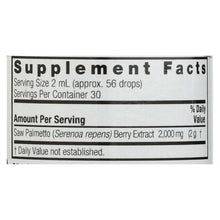 Load image into Gallery viewer, Nature's Answer - Saw Palmetto Berry - 2 Fl Oz
