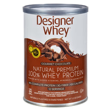 Load image into Gallery viewer, Designer Whey - Protein Powder - Chocolate - 12.7 Oz
