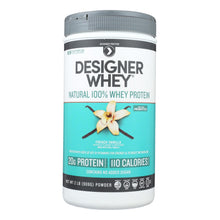 Load image into Gallery viewer, Designer Whey - Protein Powder - French Vanilla - 2 Lbs
