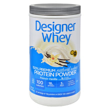 Load image into Gallery viewer, Designer Whey - Protein Powder - French Vanilla - 2 Lbs
