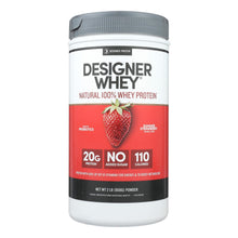 Load image into Gallery viewer, Designer Whey - Protein Powder - Strawberry - 2 Lbs
