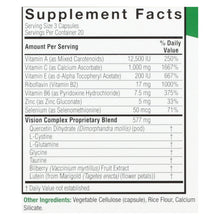 Load image into Gallery viewer, Nature's Answer - Bilberry Vision Complex Plus Lutein - 60 Vegetarian Capsules
