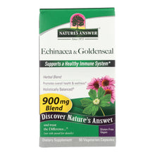 Load image into Gallery viewer, Nature's Answer - Echinacea And Goldenseal Root - 60 Vegetarian Capsules
