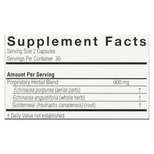 Load image into Gallery viewer, Nature's Answer - Echinacea And Goldenseal Root - 60 Vegetarian Capsules
