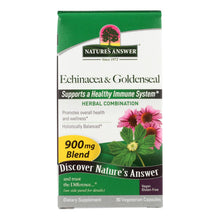 Load image into Gallery viewer, Nature's Answer - Echinacea With Goldenseal - 90 Vcaps
