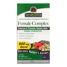 Load image into Gallery viewer, Nature's Answer - Female Complex - 90 Vcaps
