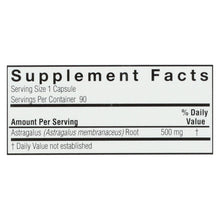 Load image into Gallery viewer, Nature's Answer - Astragalus Root - 90 Vegetarian Capsules
