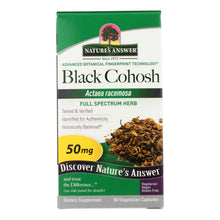 Load image into Gallery viewer, Nature's Answer - Black Cohosh Root - 90 Caps
