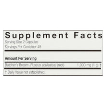 Load image into Gallery viewer, Nature's Answer - Butcher's Broom Root - 90 Vegetarian Capsules
