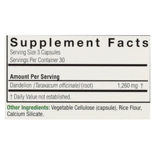 Load image into Gallery viewer, Nature's Answer - Dandelion Root - 90 Vegetarian Capsules
