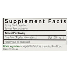 Load image into Gallery viewer, Nature's Answer - Dong Quai Root Extract - 90 Vegetarian Capsules
