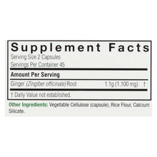 Load image into Gallery viewer, Nature's Answer - Ginger Rhizome - 90 Vegetarian Capsules
