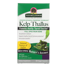 Load image into Gallery viewer, Nature&#39;s Answer - Kelp Thallus - 100 Capsules
