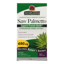 Load image into Gallery viewer, Nature's Answer - Saw Palmetto Berry Extract - 120 Vcaps

