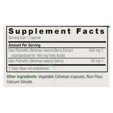 Load image into Gallery viewer, Nature's Answer - Saw Palmetto Berry Extract - 120 Vcaps
