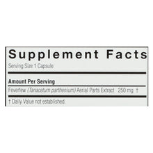 Load image into Gallery viewer, Nature's Answer - Feverfew Herb - 90 Vegetarian Capsules
