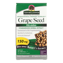 Load image into Gallery viewer, Nature's Answer - Grape Seed Extract - 60 Vegetarian Capsules
