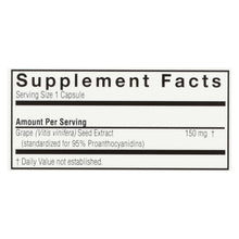 Load image into Gallery viewer, Nature's Answer - Grape Seed Extract - 60 Vegetarian Capsules
