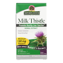 Load image into Gallery viewer, Nature's Answer - Milk Thistle Seed Extract - 60 Vegetarian Capsules
