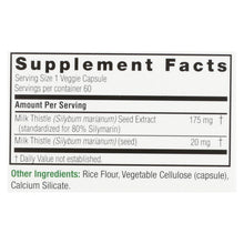 Load image into Gallery viewer, Nature's Answer - Milk Thistle Seed Extract - 60 Vegetarian Capsules
