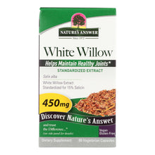 Load image into Gallery viewer, Nature's Answer - White Willow Bark Standardized - 60 Vcaps
