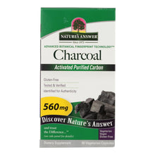 Load image into Gallery viewer, Nature's Answer - Charcoal - Activated Purified - 90 Softgels
