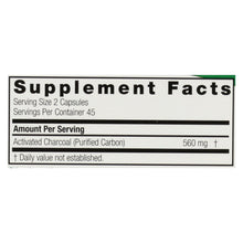 Load image into Gallery viewer, Nature's Answer - Charcoal - Activated Purified - 90 Softgels
