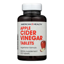 Load image into Gallery viewer, American Health - Apple Cider Vinegar - 300 Mg - 200 Tablets
